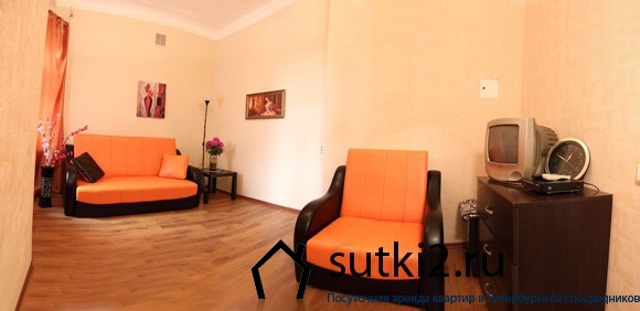 1-комнатная квартира на Петроградской от компании Sutki2